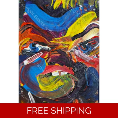 Abstract Expressionist Bad 429